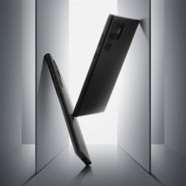 Etui Spigen Thin Fit na Samsung Galaxy S22 Ultra - czarne