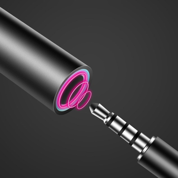 Adapter przejściówka z USB Typ C na gniazdo audio 3.5 mini jack czarny