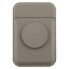 UNIQ Flixa magnetyczny portfel na karty z podpórką szary/flint grey MagSafe