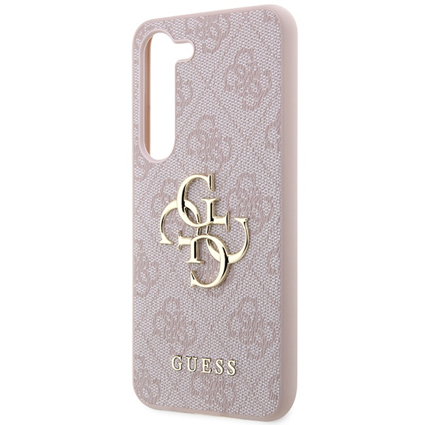 Guess GUHCS23S4GMGPI S23 S911 różowy/pink hardcase 4G Big Metal Logo
