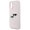 Karl Lagerfeld KLHMP16SSKCHPPLP iPhone 16 różowy/pink HC MagSafe Sil Double Heads Print