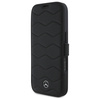 Mercedes MEBKP16X23RWRSK iPhone 16 Pro    Max 6.9" czarny/black bookcase MB Waves Leather