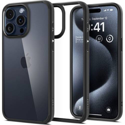 Spigen Ultra Hybrid iPhone 15 Pro Case - Matte Black