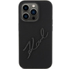 KARL LAGERFELD KLHCP15LSKSBMCK IPHONE 15 PRO 6.1" CZARNY/BLACK HARDCASE SILICONE KARL SCRIPT