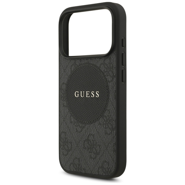 Etui Guess 4G Circle Classic Logo        MagSafe do iPhone 17 Pro czarny