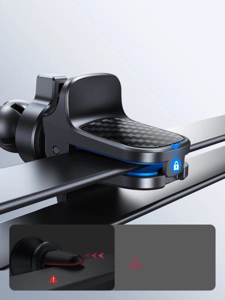 Joyroom car phone holder for air vent black (JR-ZS377)