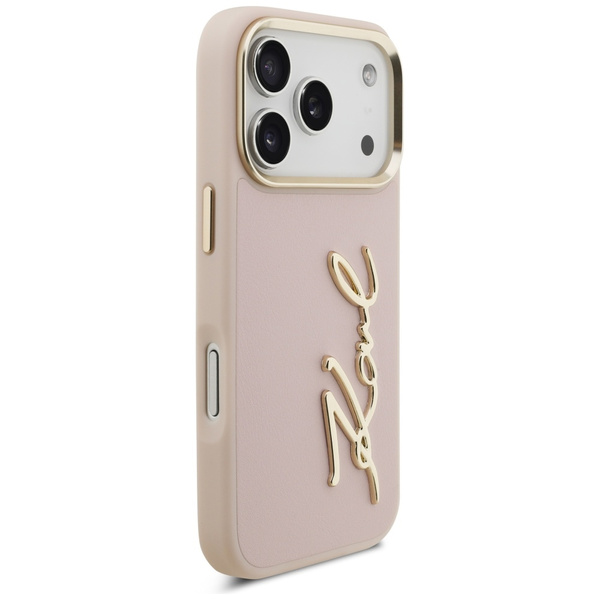 Etui Karl Lagerfeld Karl Script Logo do  iPhone 17 Pro różowy