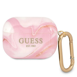 Guess GUAPUNMP AirPods Pro coverróżowy/pink Marble Collection