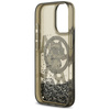 Etui Karl Lagerfeld Liquid Glitter       Choupette Logo MagSafe do iPhone 17 czarny