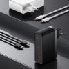Baseus GaN5 Pro fast charger 2xUSB-C + USB 140W EU black (CCGP100201)