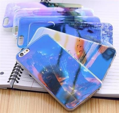 CASE ETUI BLUE LIGHT ORANGE SAMSUNG GALAXY S8 PLUS