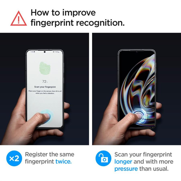 Spigen Glas.tR EZ Fit tempered glass for Samsung Galaxy S23+ - 2 pcs.