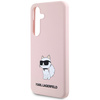 KARL LAGERFELD KLHCS24SSNCHBCP S24 S921 HARDCASE RÓŻOWY/PINK SILICONE CHOUPETTE