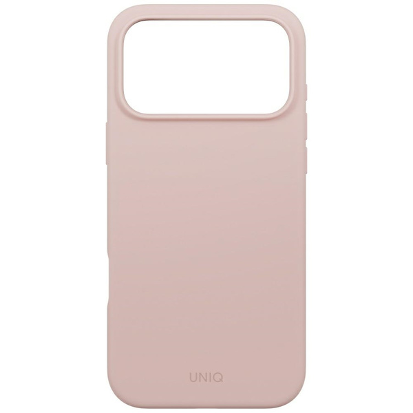 Etui UNIQ Lino do iPhone 17 Pro Max      Magclick Charging różowy