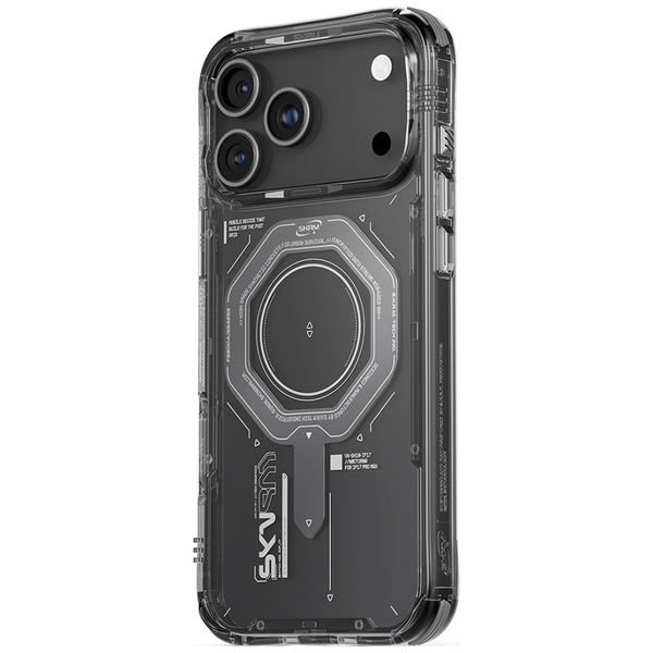 Etui Skinarma Magma do iPhone 17 Pro Max Magnetic Charging grafitowy