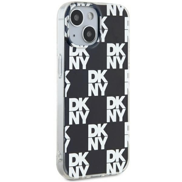 DKNY DKHCP15MHDLCEK iPhone 15 Plus /14 Plus 6.7" czarny/black hardcase IML Checkered Mono Pattern