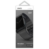 Pasek UNIQ Straden Leather Hybrid Strap na Apple Watch 1/2/3/4/5/6/7/8/SE/SE2/Ultra 42/44/45/49mm - szary