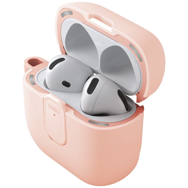 Etui UNIQ Clyde do AirPods 4 Lock Case   różowy