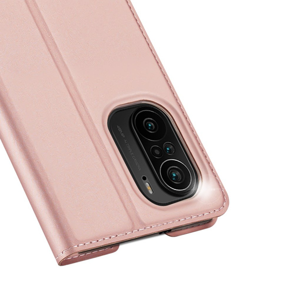 DUX DUCIS SKIN PRO BOOKCASE TYPE CASE FOR XIAOMI REDMI K40 PRO+ / K40 PRO / K40 / POCO F3 PINK