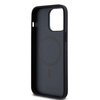 DKNY DKHMP13XPSHRPSK iPhone 13 Pro Max6.7" czarny/black hardcase Leather Pattern Metal Logo MagSafe