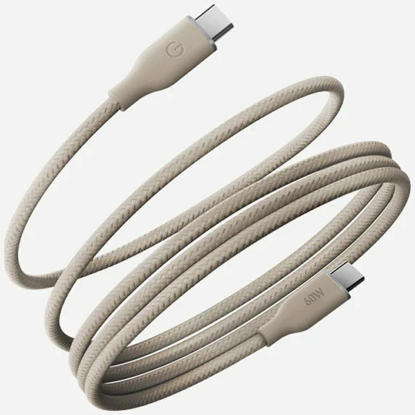 Kabel Energea Helix 60 USB-C do USB-C magnetyczny 480Mbps 60W 1.5m natural