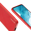 DUX DUCIS YOLO ELEGANT COVER MADE OF ECOLOGICAL LEATHER FOR SAMSUNG GALAXY S22 RED