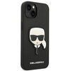 Etui Karl Lagerfeld Saffiano Karl's Head Patch na iPhone 14 Plus - czarne