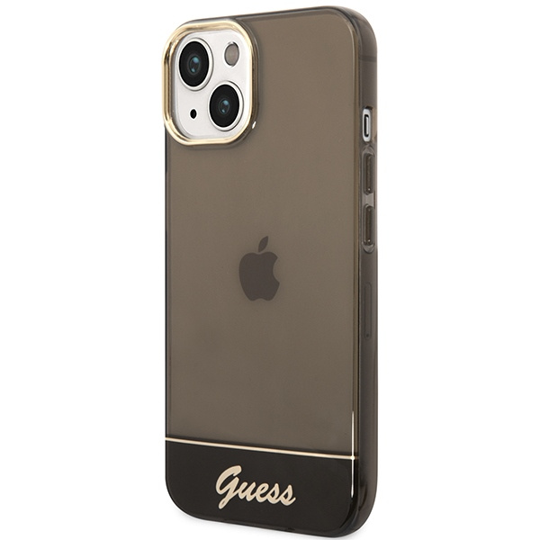 Guess GUHCP14MHGCOK iPhone 14 Plus / 15 Plus 6.7" czarny/black hardcase Translucent
