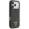 Etui Guess Leather 4G Triangle Strass    MagSafe do iPhone 17 Pro czarny