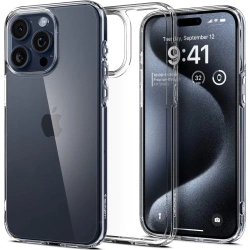 Etui Spigen Ultra Hybrid na iPhone 15 Pro - przezroczyste