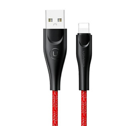 USAMS KABEL PLECIONY U41 LIGHTNING FAST CHARGE 3M CZERWONY/RED SJ397USB02 (US-SJ397)