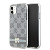 DKNY DKHMN61HCPTSE iPhone 11 / Xr6.1" beżowy/beige hardcase IML Checkered Mono Pattern & Printed Stripes MagSafe