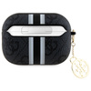 Guess GUAP2P4RPSK AirPods Pro 2          (2022/2023) cover czarny/black 4G Printed Stripes Charm