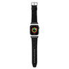 Karl Lagerfeld Saffiano Monogram strap for Apple Watch 42/44/45/49mm - black