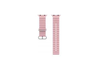 Silikonowy pasek do zegarka Apple iWatch 42 / 44 / 45 / 56 / 49 mm RÓŻOWY