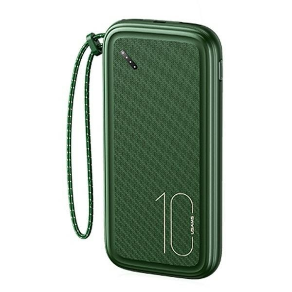 USAMS US-CD150 PB56 DUAL-USB 10000MAH DARK GREEN
