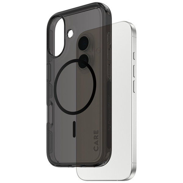 Etui CARE by PanzerGlass Flagship Urban  Explorer w. Black MagSafe do iPhone 17 dymny