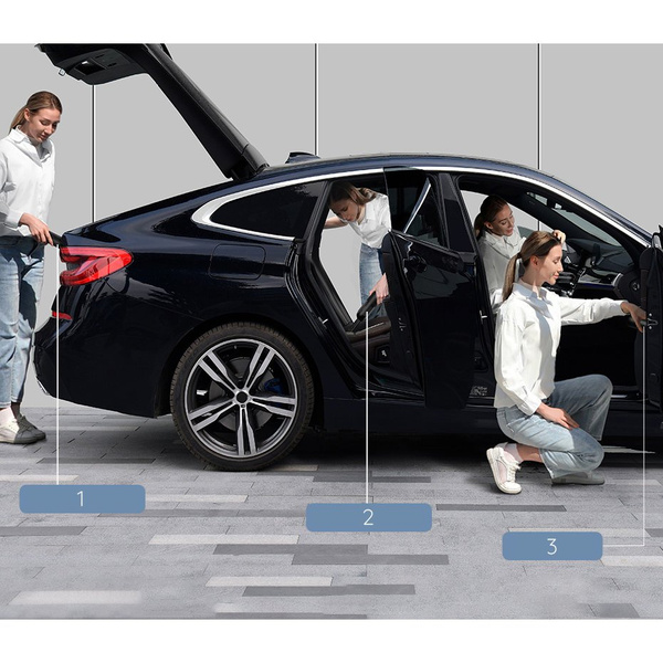 Baseus A3 cordless car vacuum cleaner 135 W 15000 Pa silver (CRXCQA3-0S)