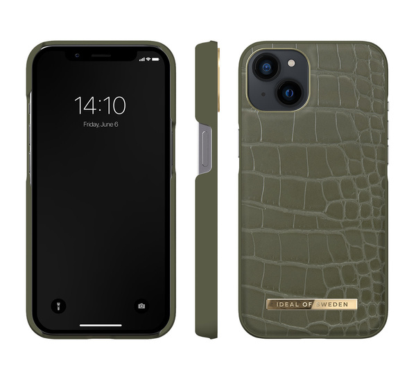 IDEAL OF SWEDEN IDACAW21-I2161-237 IPHONE 13 / 14 CASE KHAKI CROCO