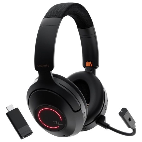 Creative Słuchawki bezprzewodowe Zen      Hybrid Pro czarny/black Bluetooth LE Audio ANC