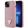 Guess GUHCP14SHDGTPP iPhone 14 / 15 / 136.1" różowy/pink hardcase Rhinestone Triangle