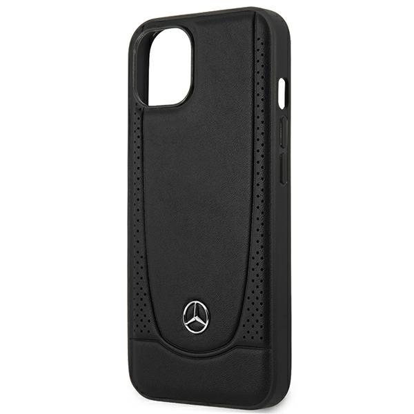 Etui Mercedes Leather Urban na iPhone 14 Plus - czarne