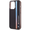 Etui BMW IML Tricolor Stripe na iPhone 14 Pro Max - czarne