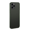 BASEUS FROSTED GLASS CASE HARD CASE WITH A FLEXIBLE FRAME IPHONE 12 PRO MAX DARK GREEN (WIAPIPH67N-WS06)