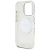 Etui Guess IML Metal Colored Circle      Classic Logo MagSafe do iPhone 16 Pro biały