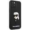 Etui Karl Lagerfeld Rubber Ikonik 3D na iPhone 14 Plus - czarne