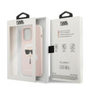 KARL LAGERFELD KLHCP13LSLKHLP IPHONE 13 PRO / 13 6.1 "LIGHT PINK / LIGHT PINK HARDCASE SILICONE KARL`S HEAD