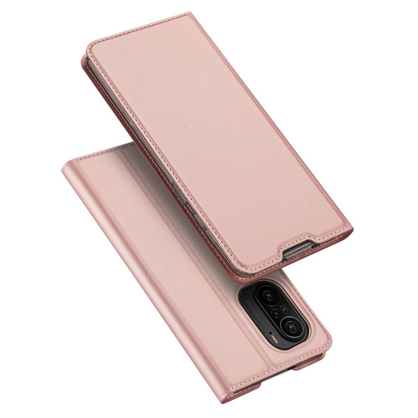 DUX DUCIS SKIN PRO BOOKCASE TYPE CASE FOR XIAOMI REDMI K40 PRO+ / K40 PRO / K40 / POCO F3 PINK