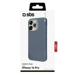 SBS Blue Instinct Cover Rigid, velvet touch, for iPhone 14 Pro