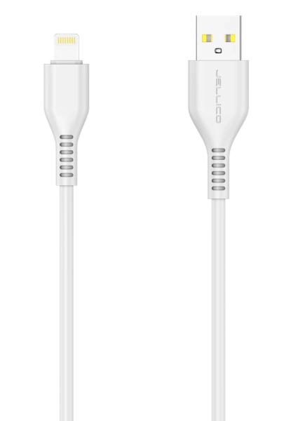 JELLICO kabel KDS-32 Lightning USB 3.1A 2M Biały